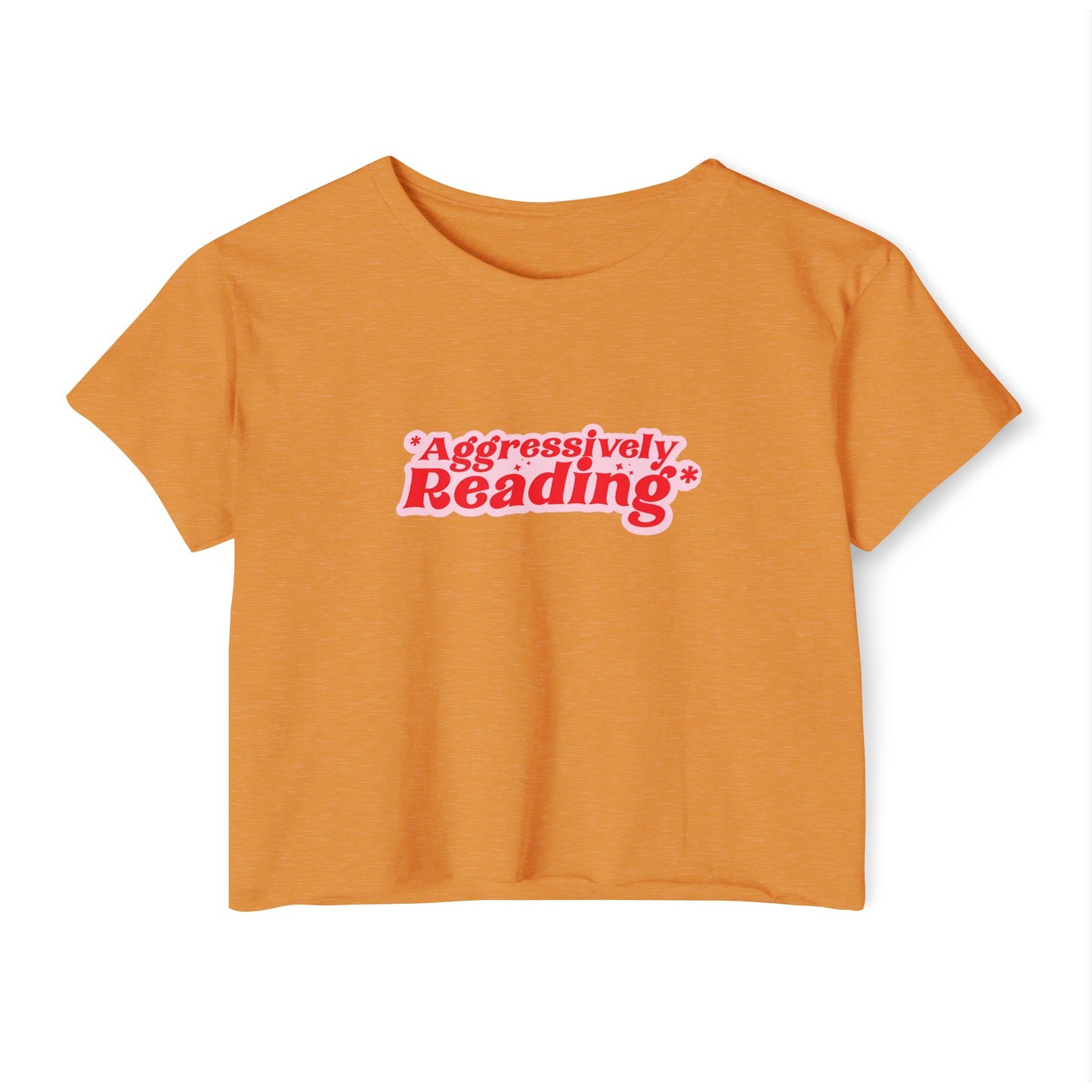 Aggressively Reading Crop Top