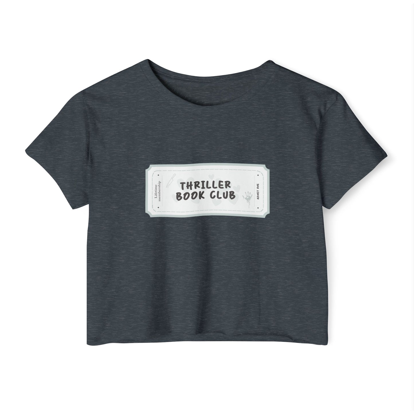 Thriller Book Club Crop Top