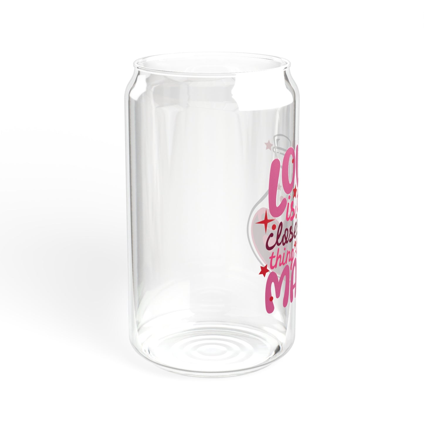 Love is the Closest Thing to Magic Sipper Glass, 16oz
