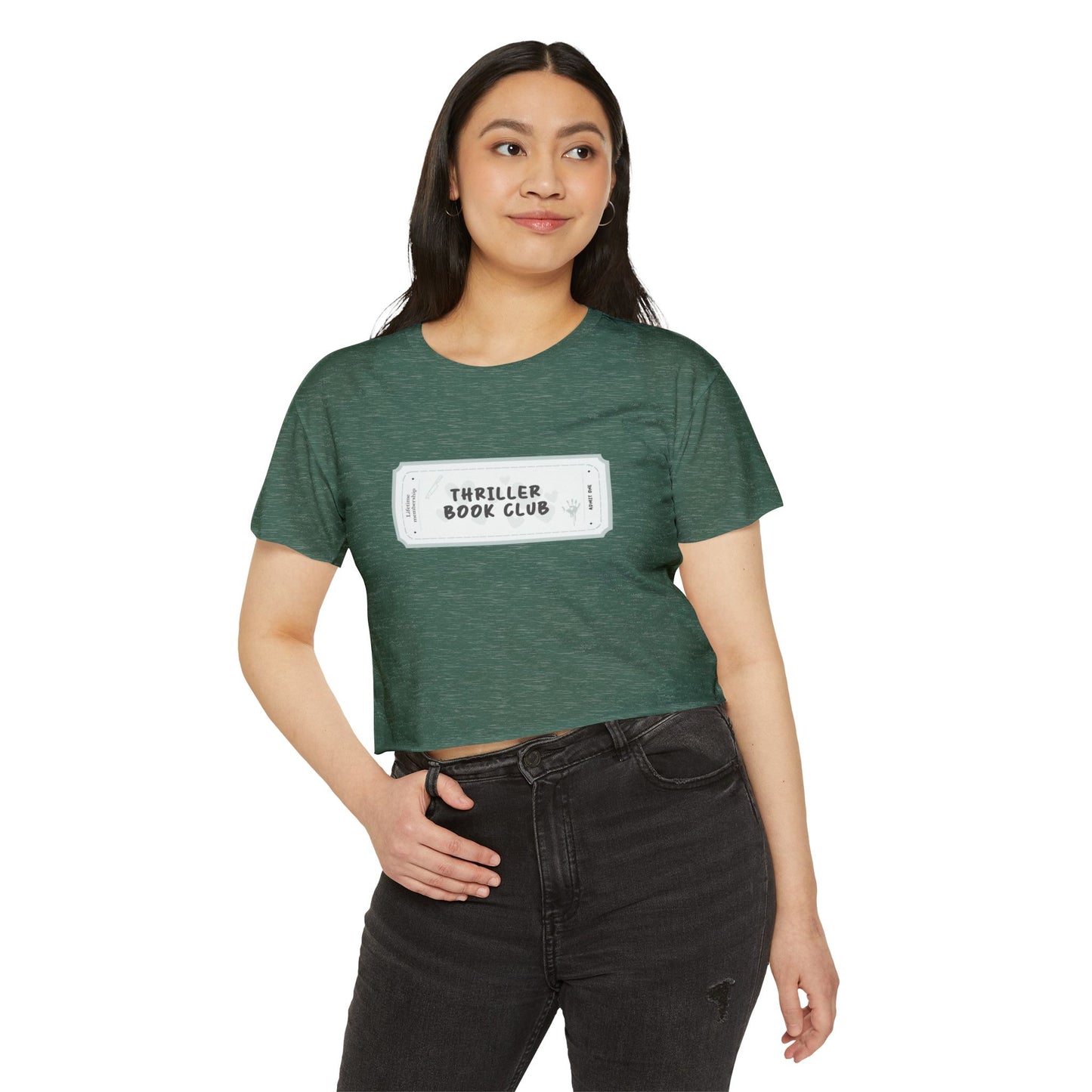 Thriller Book Club Crop Top