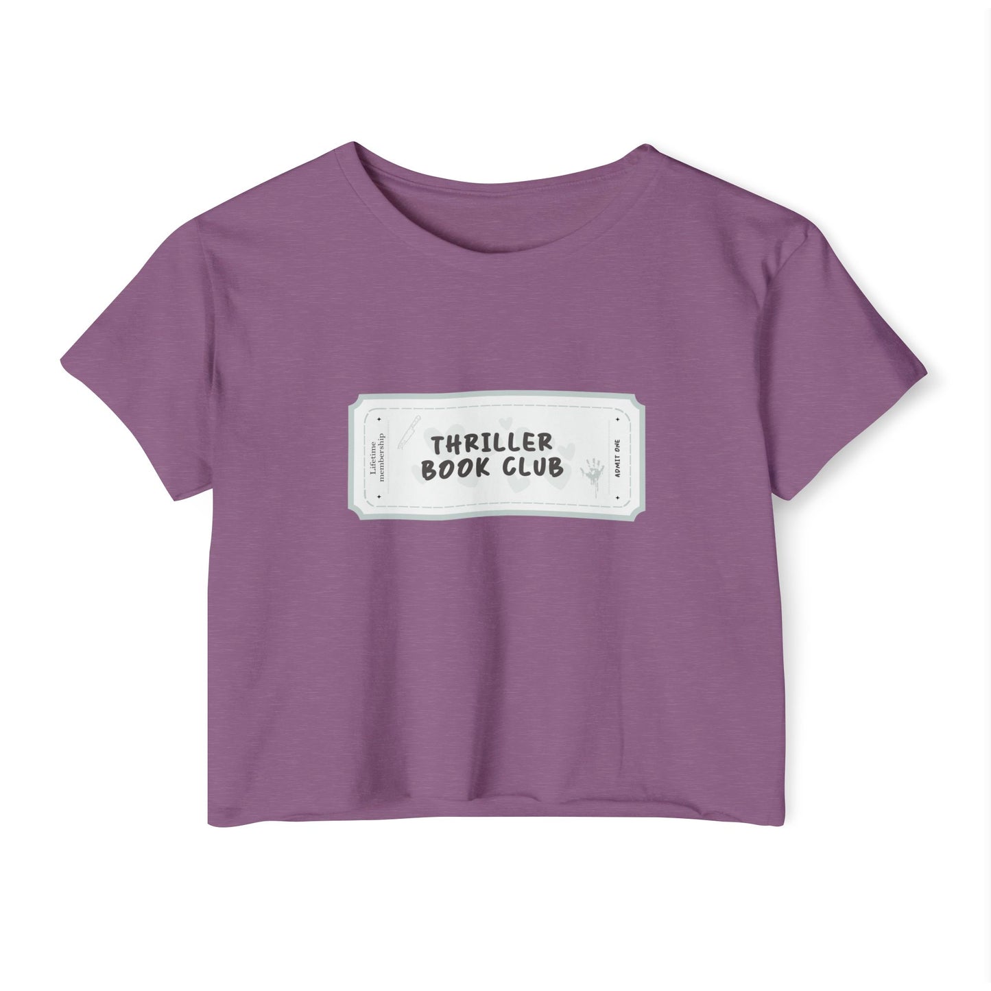 Thriller Book Club Crop Top