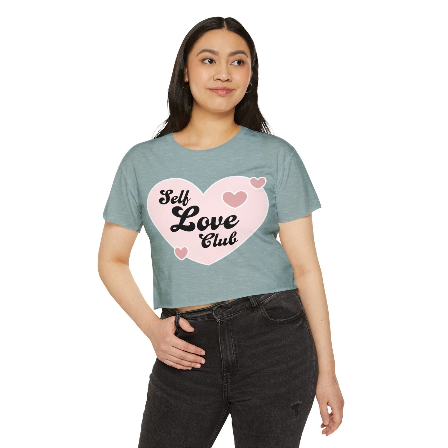 Self Love Club Crop Top