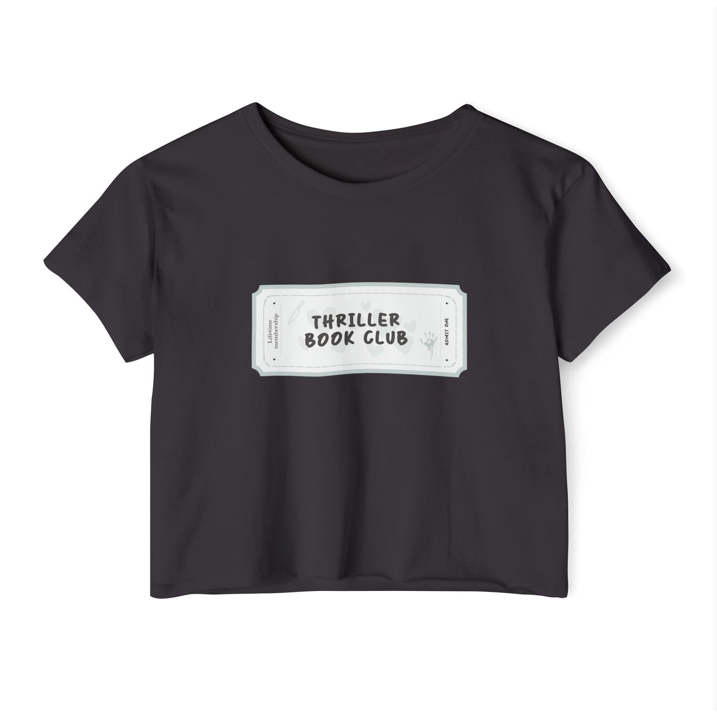 Thriller Book Club Crop Top