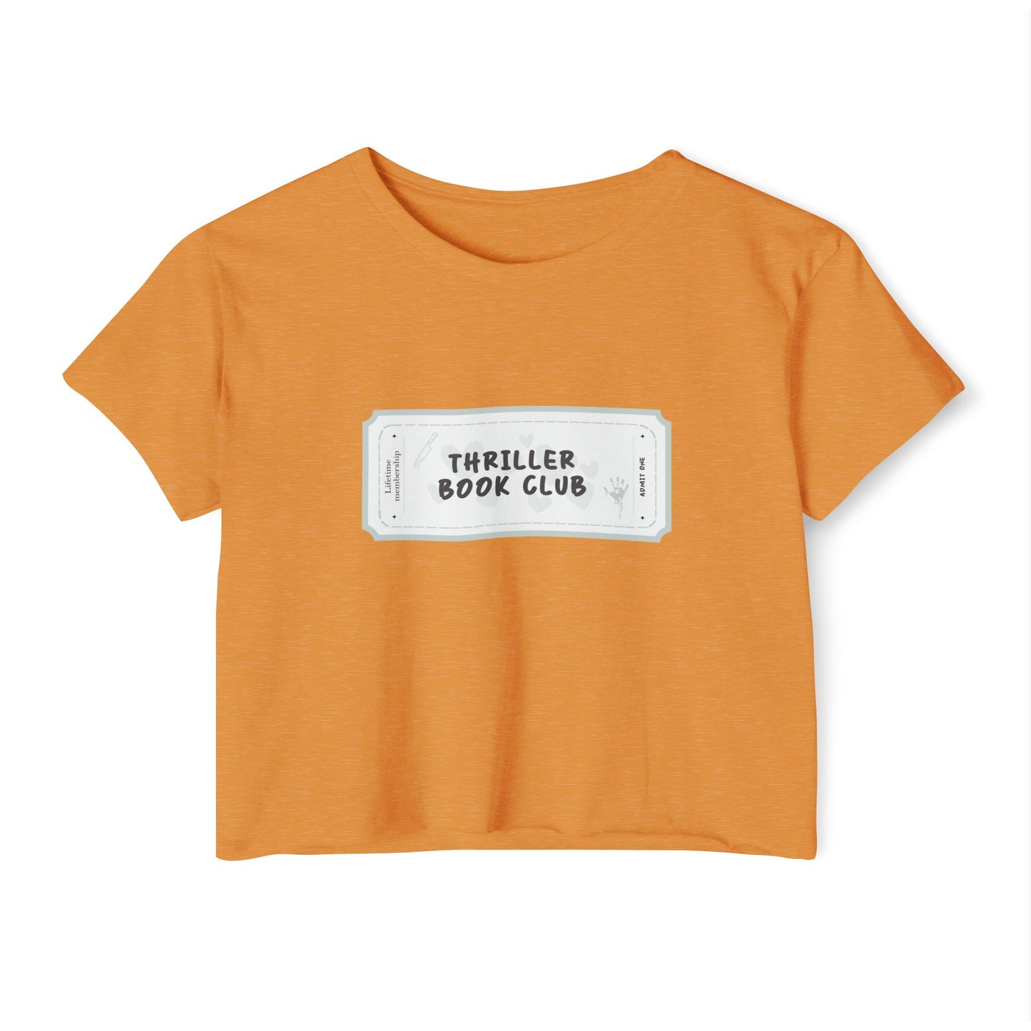 Thriller Book Club Crop Top