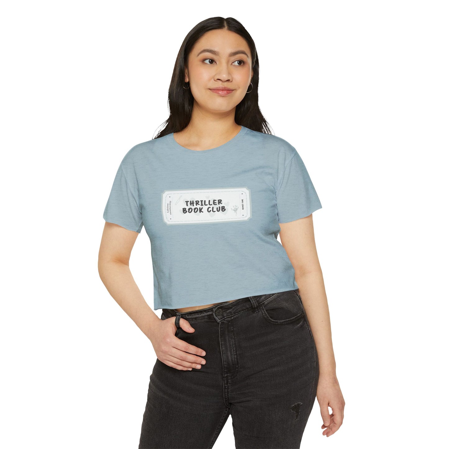 Thriller Book Club Crop Top