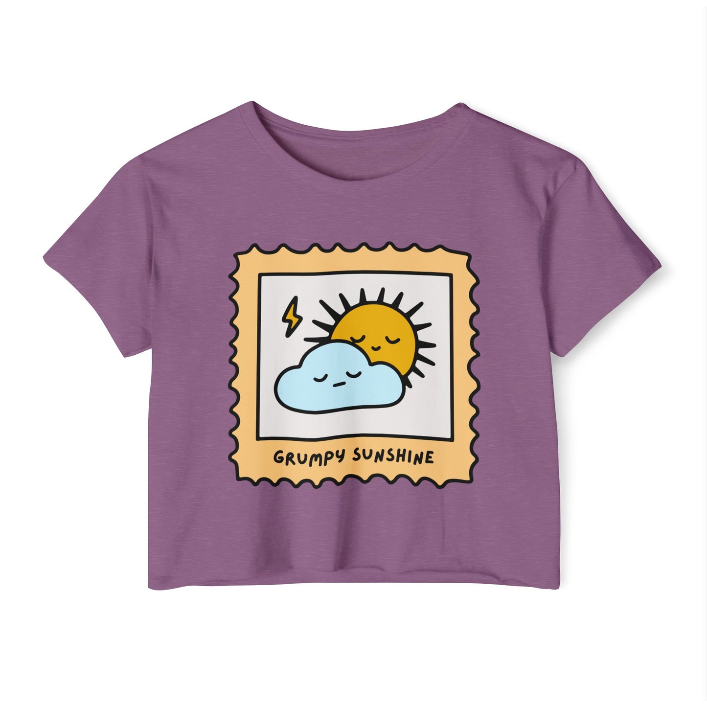 Grumpy Sunshine Crop Top