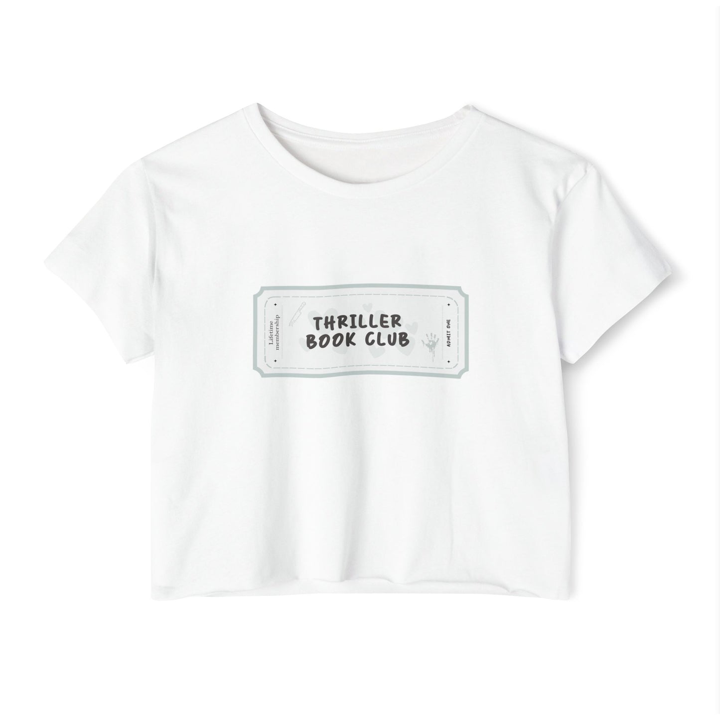 Thriller Book Club Crop Top