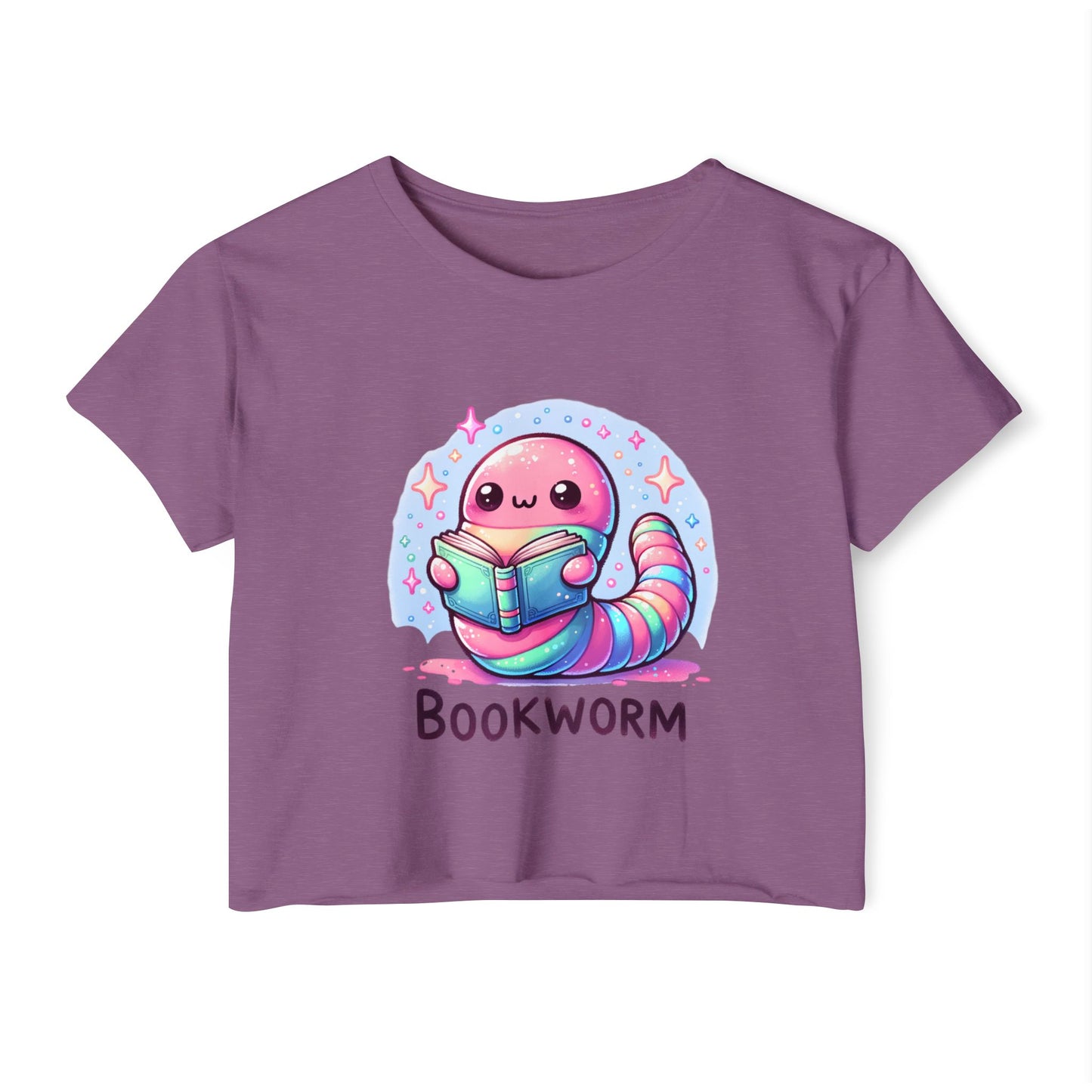 Kawaii Bookworm Crop Top