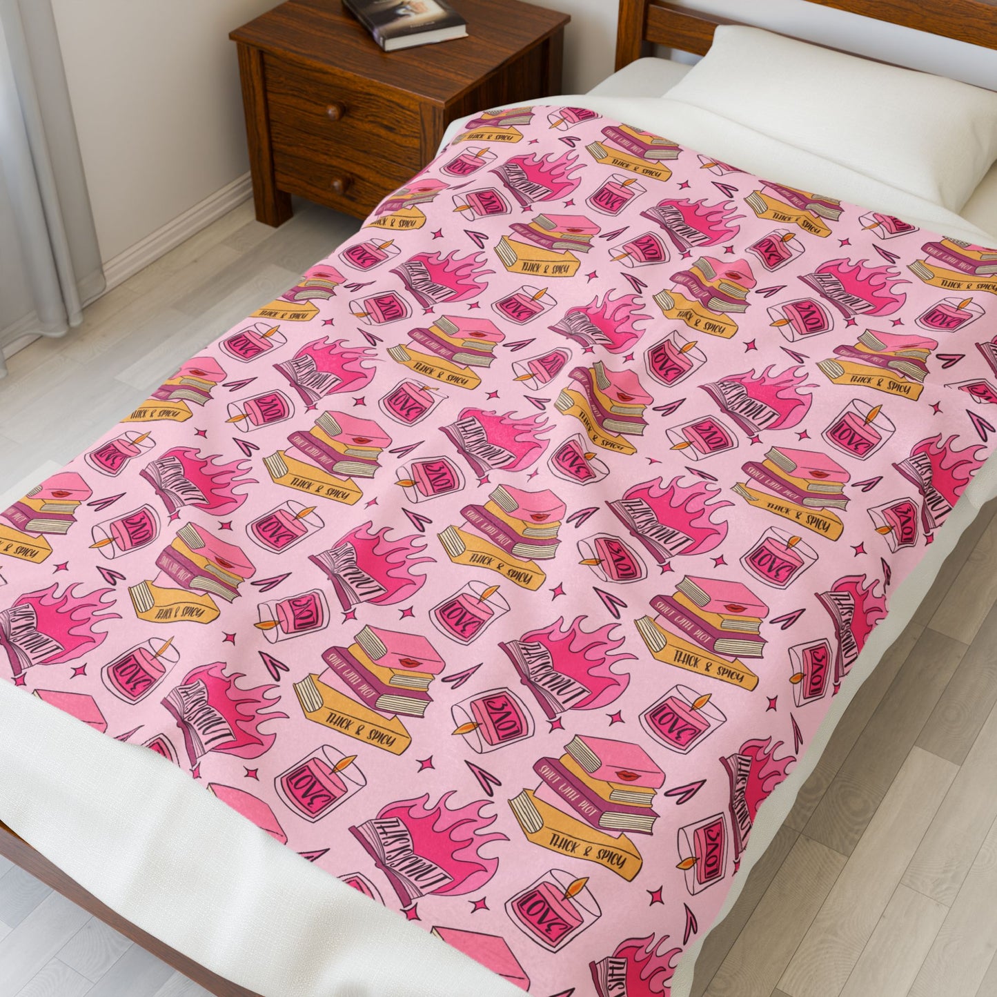 "Thick and Spicy" Velveteen Plush Blanket