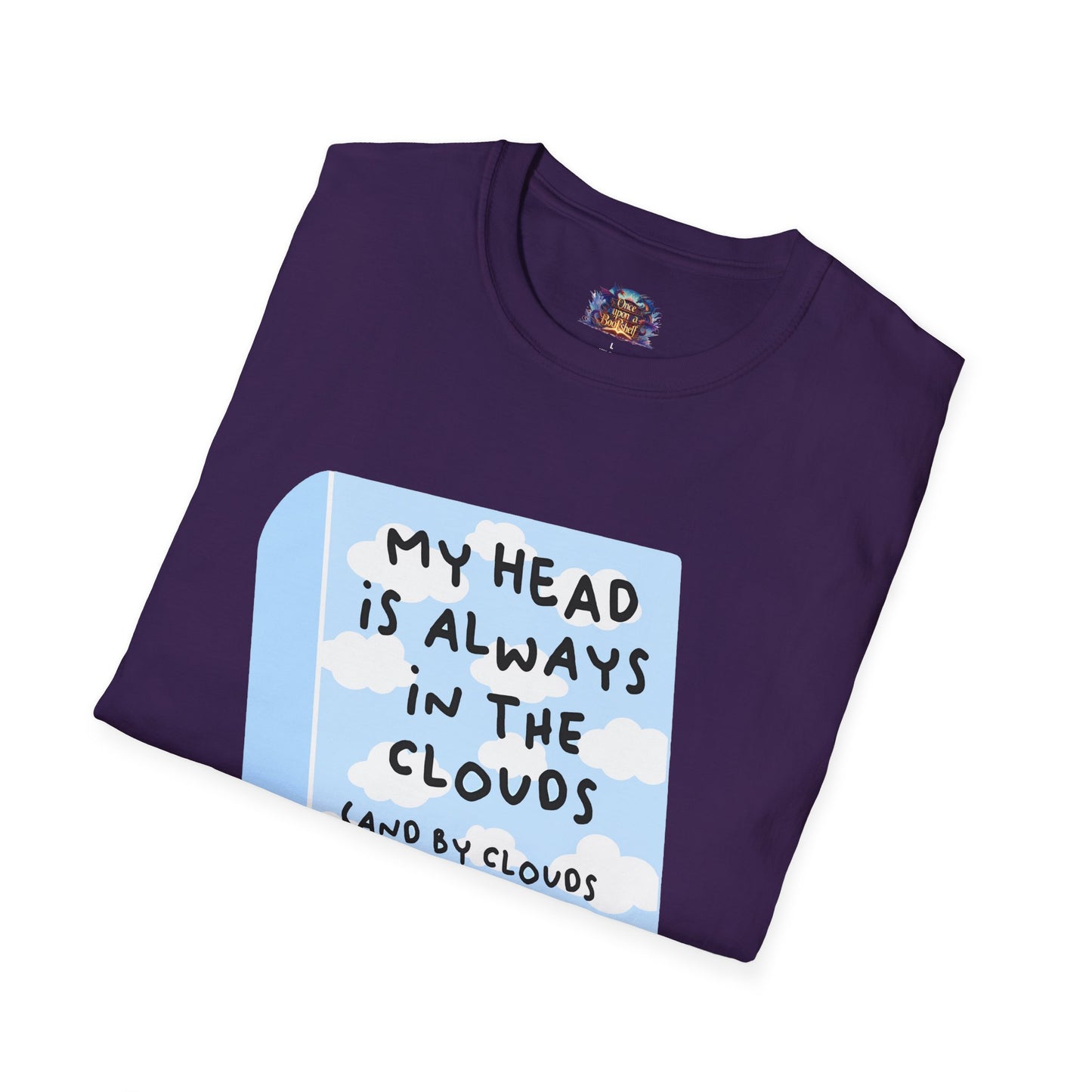 My Head Is Always in the Clouds (Books) T-Shirt