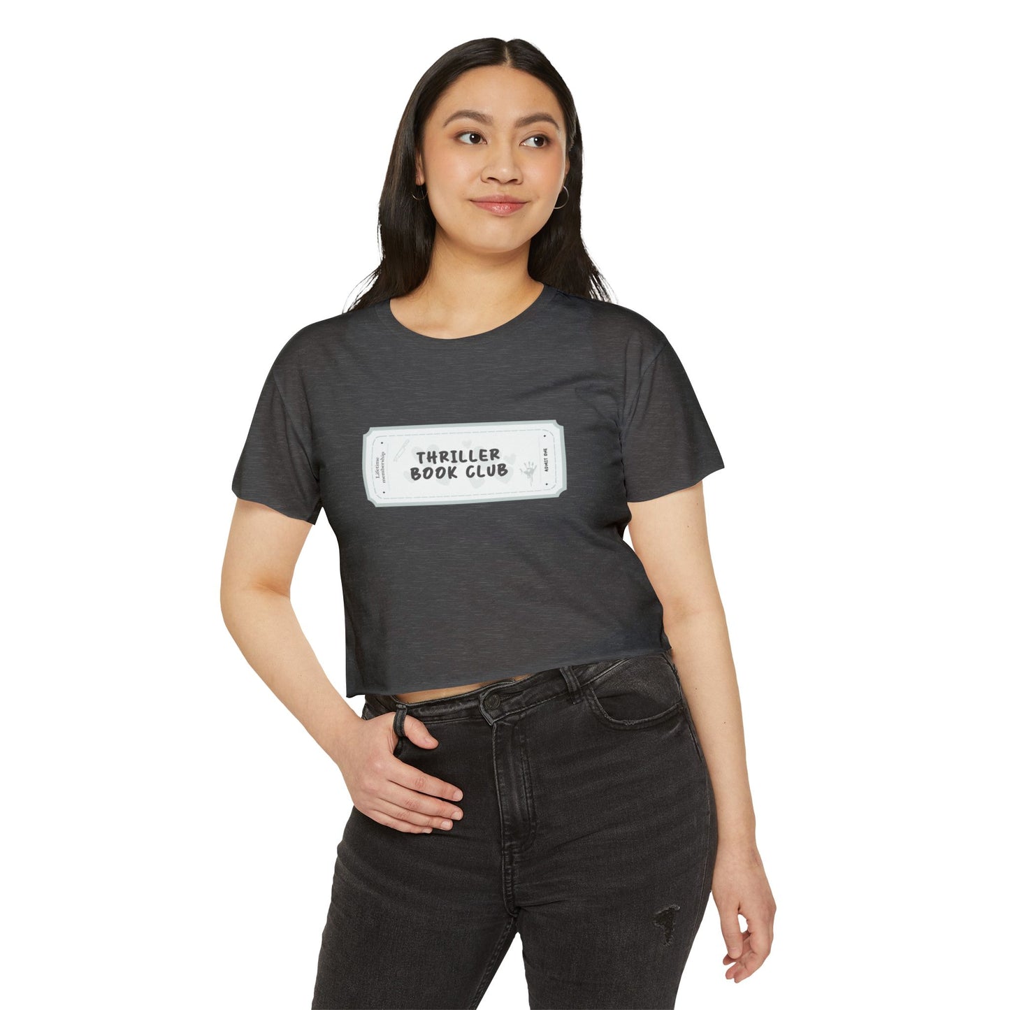 Thriller Book Club Crop Top