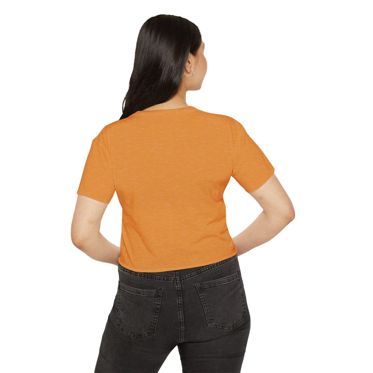 Vintage Winged Stack of Books Crop Top