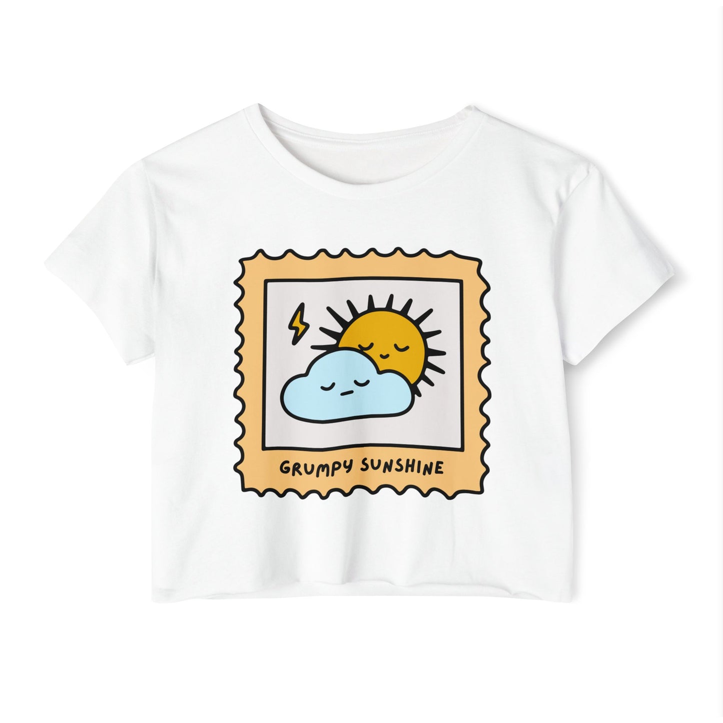 Grumpy Sunshine Crop Top