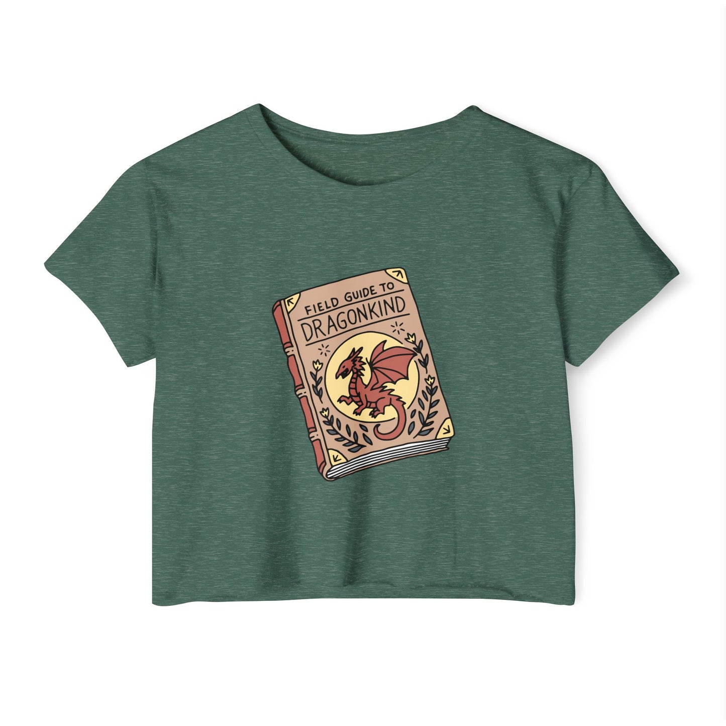 Field Guide to Dragonkind Crop Top