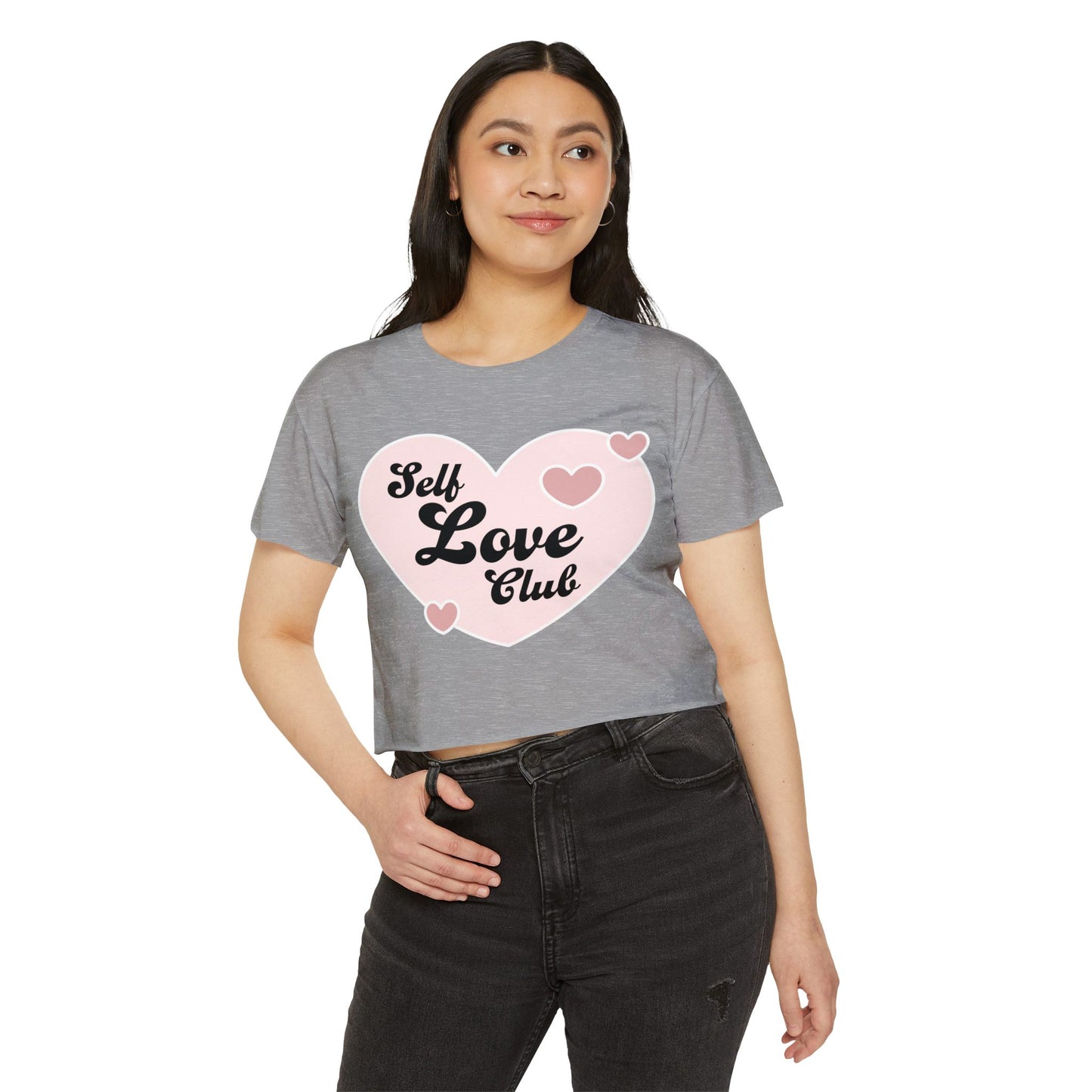 Self Love Club Crop Top