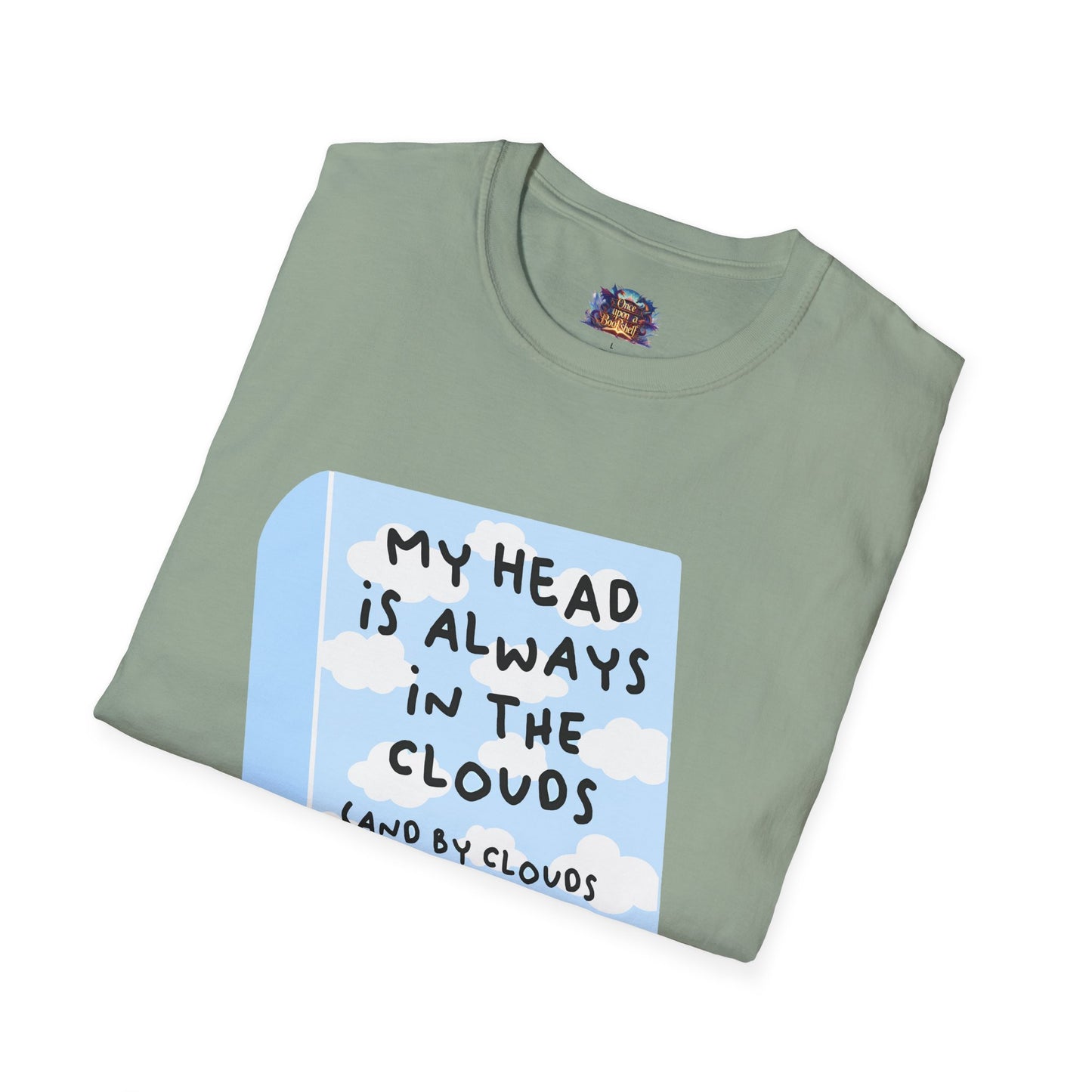 My Head Is Always in the Clouds (Books) T-Shirt