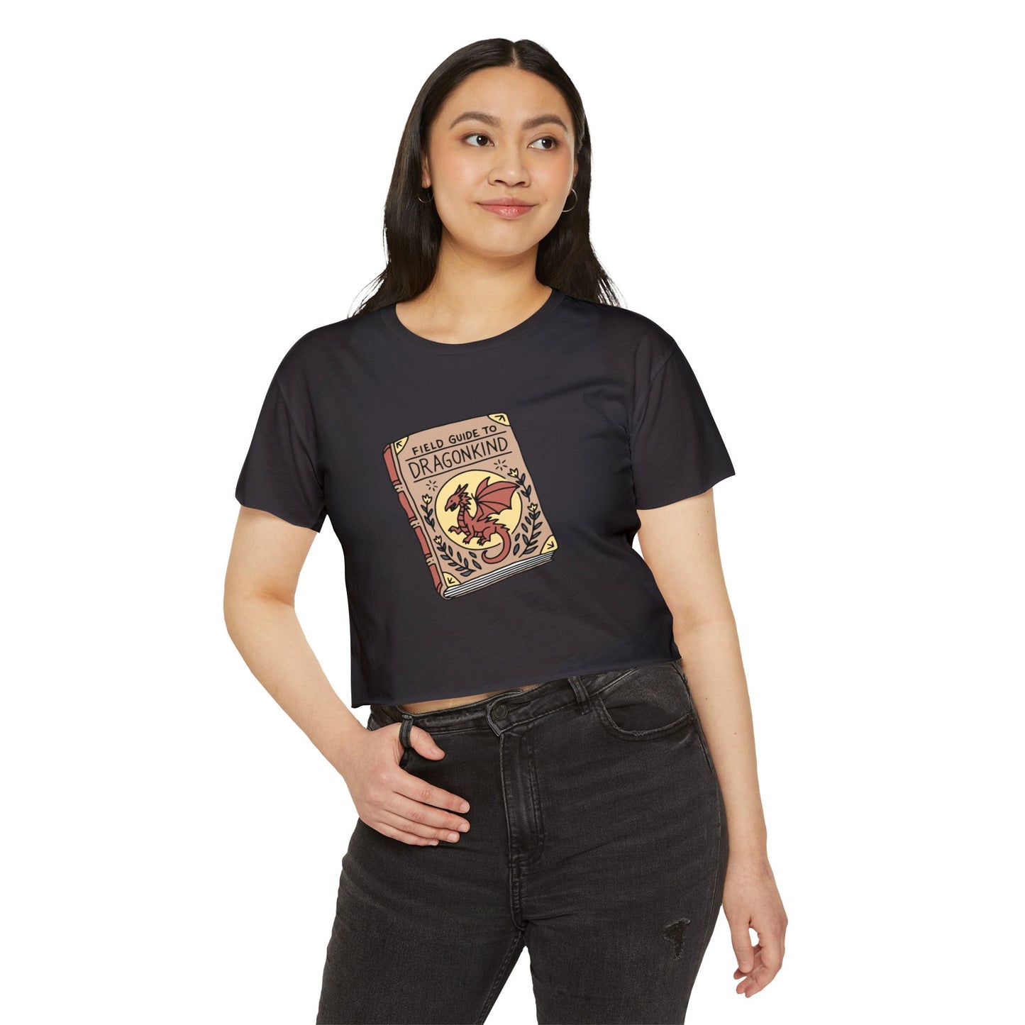 Field Guide to Dragonkind Crop Top