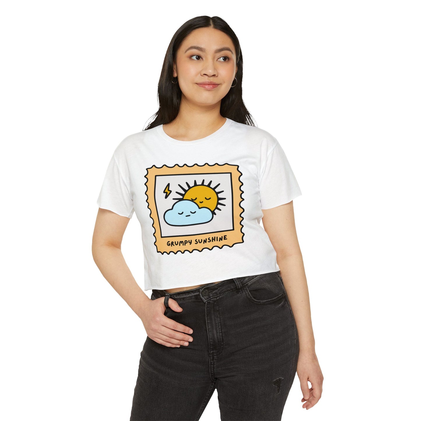Grumpy Sunshine Crop Top