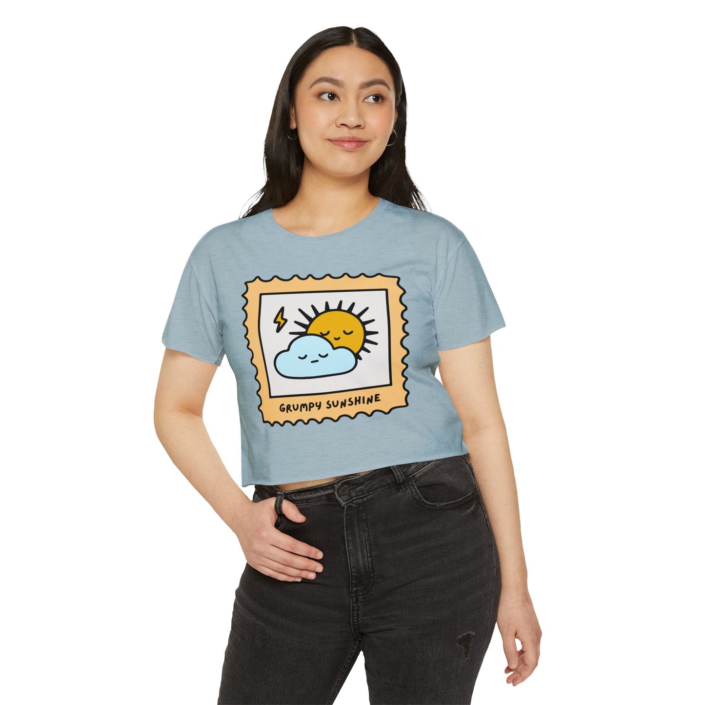 Grumpy Sunshine Crop Top