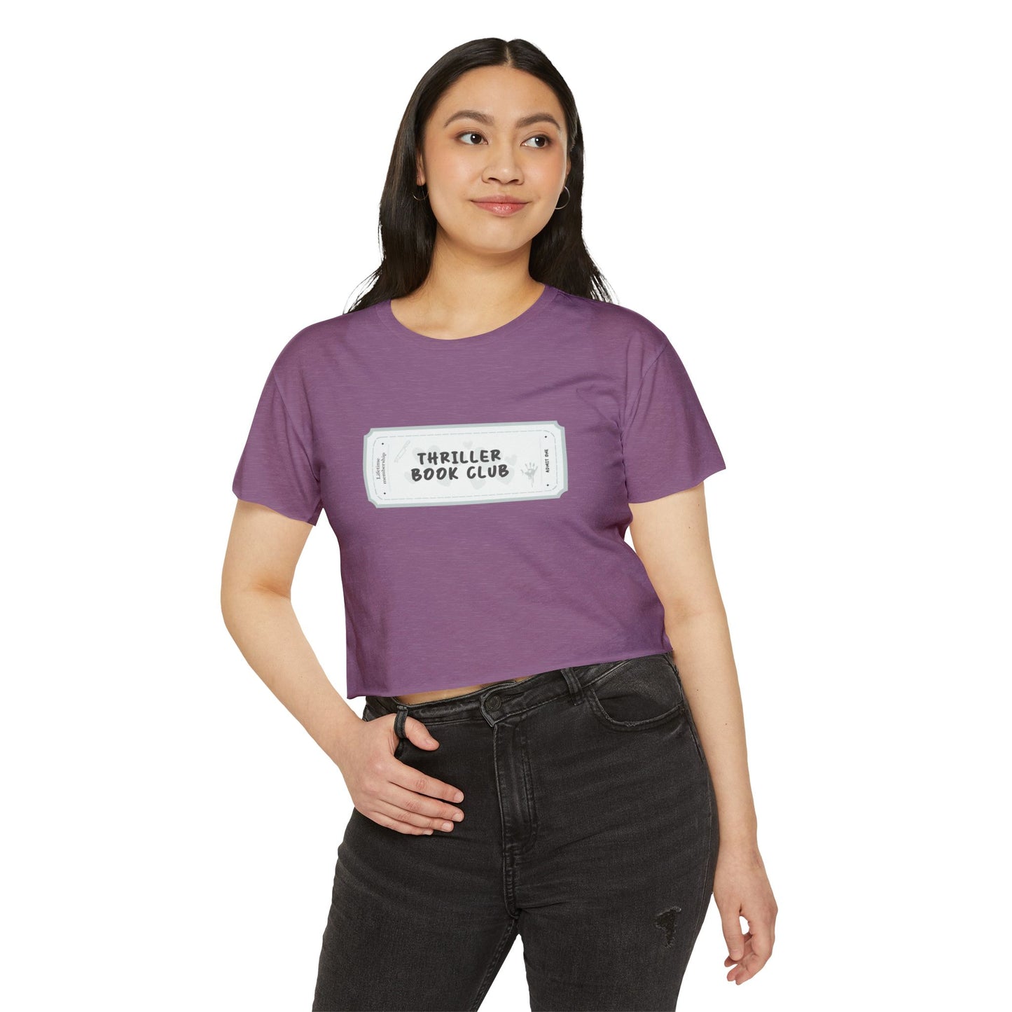 Thriller Book Club Crop Top