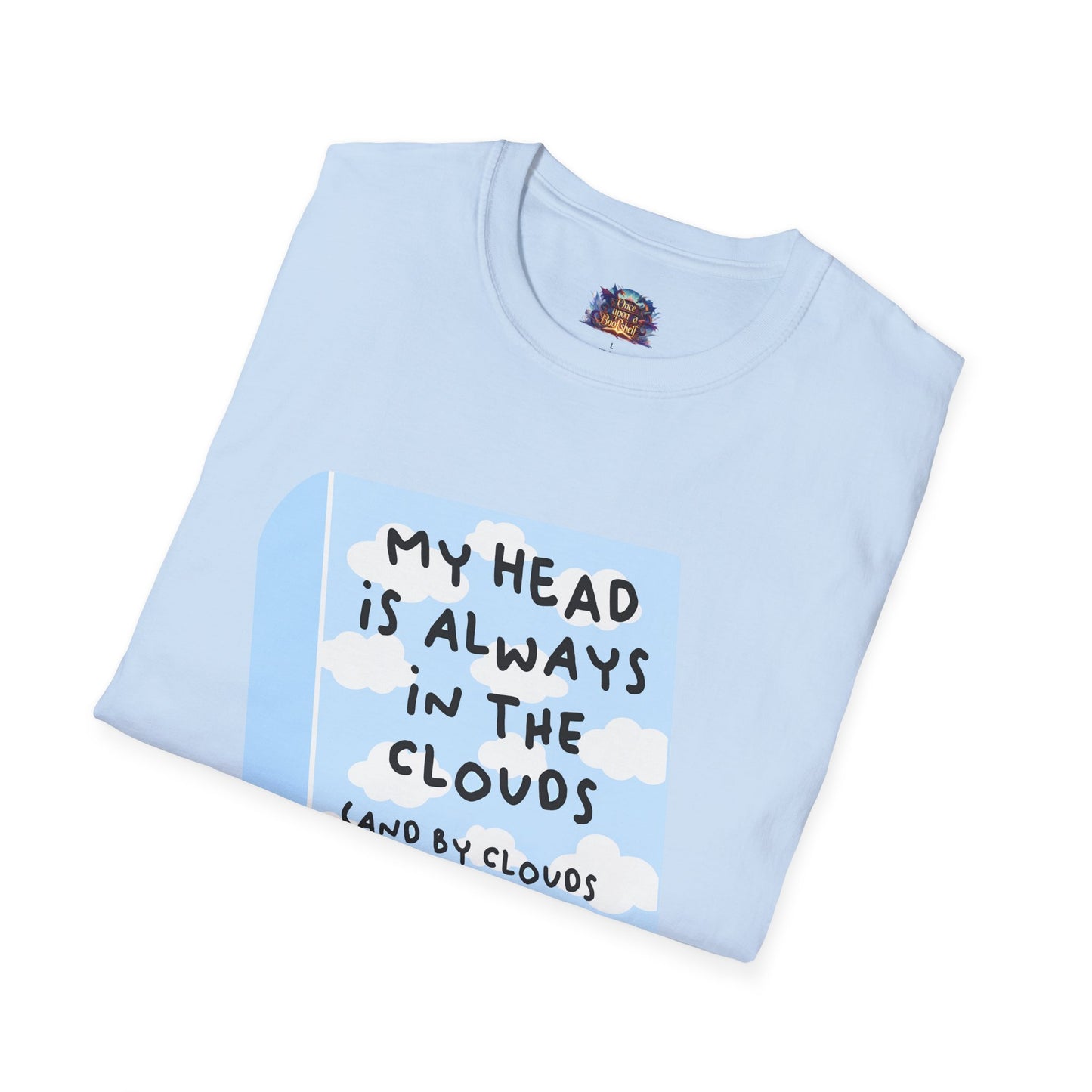 My Head Is Always in the Clouds (Books) T-Shirt