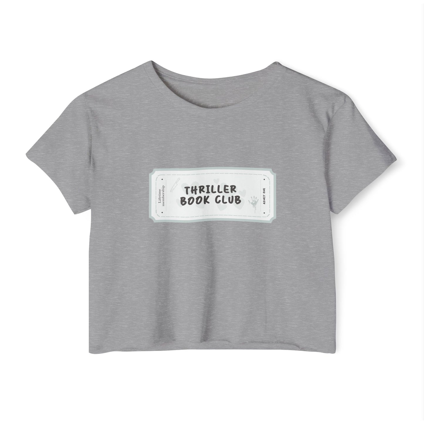 Thriller Book Club Crop Top