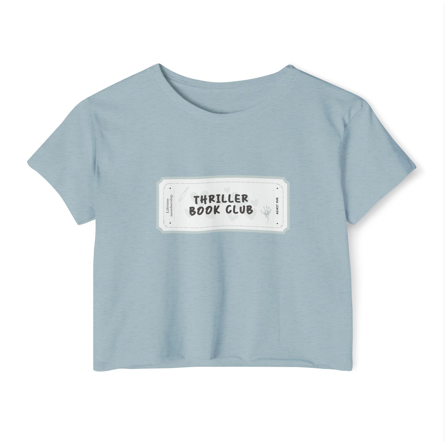 Thriller Book Club Crop Top