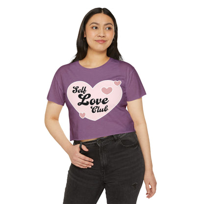 Self Love Club Crop Top
