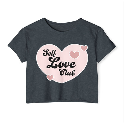 Self Love Club Crop Top
