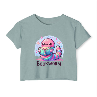 Kawaii Bookworm Crop Top