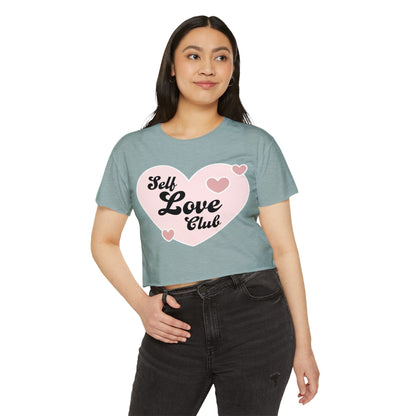 Self Love Club Crop Top