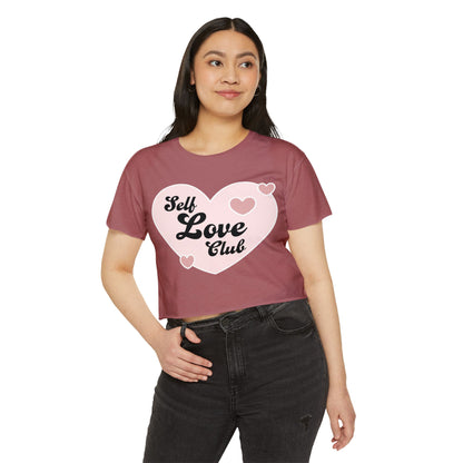 Self Love Club Crop Top