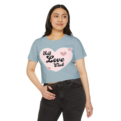Self Love Club Crop Top