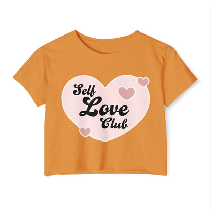 Self Love Club Crop Top