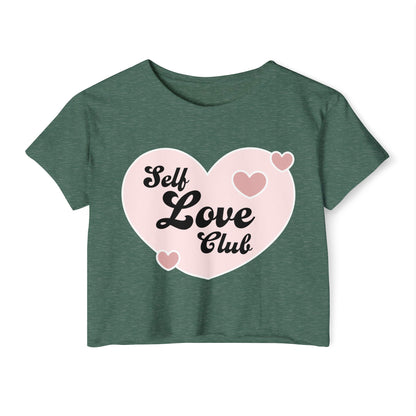 Self Love Club Crop Top