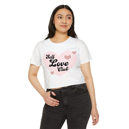 Self Love Club Crop Top