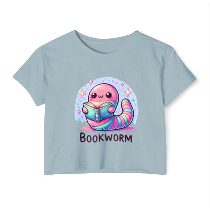 Kawaii Bookworm Crop Top