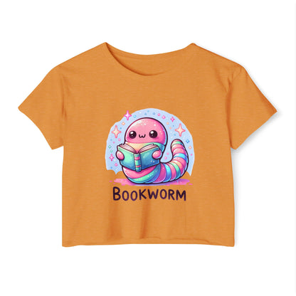 Kawaii Bookworm Crop Top