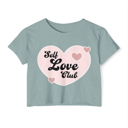Self Love Club Crop Top