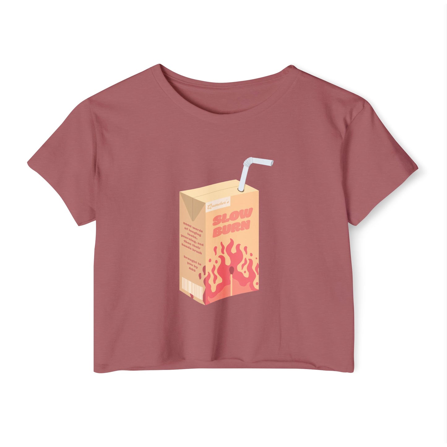 Slow Burn Juice Box Crop Top
