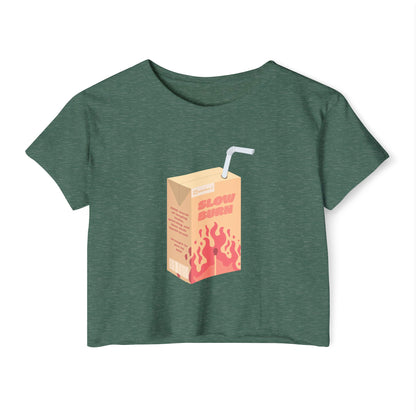 Slow Burn Juice Box Crop Top