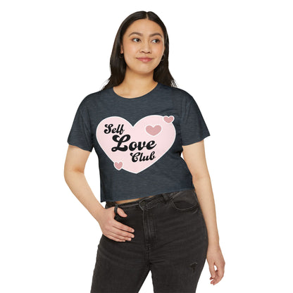 Self Love Club Crop Top