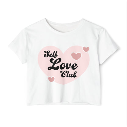 Self Love Club Crop Top