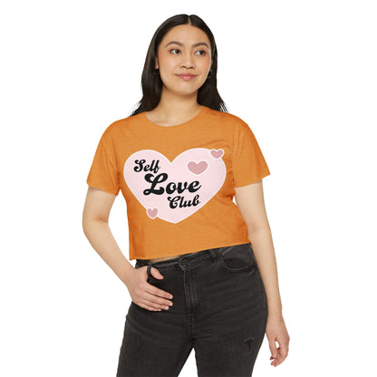 Self Love Club Crop Top