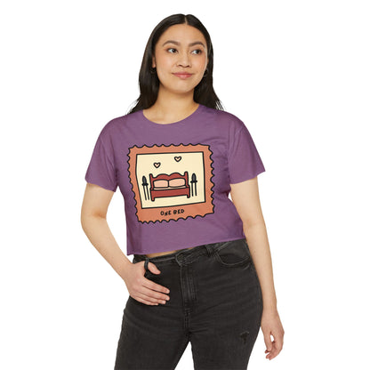 One Bed Book Trope Crop Top