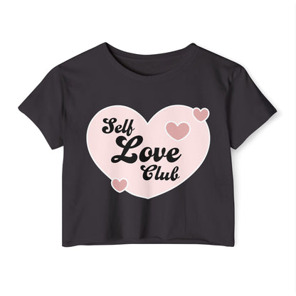 Self Love Club Crop Top