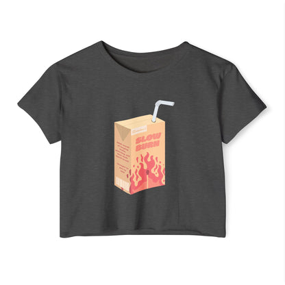 Slow Burn Juice Box Crop Top