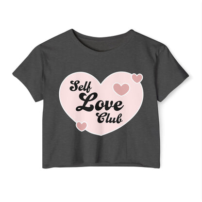 Self Love Club Crop Top