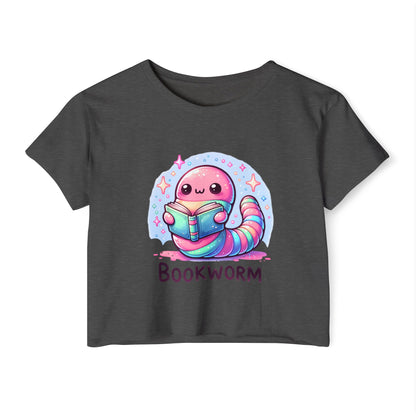 Kawaii Bookworm Crop Top