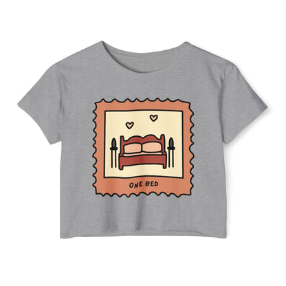One Bed Book Trope Crop Top